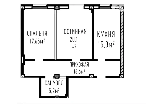 Квартира на вул. Дмитра Луценка, 2Г в Києві, ID 205901, фото №17