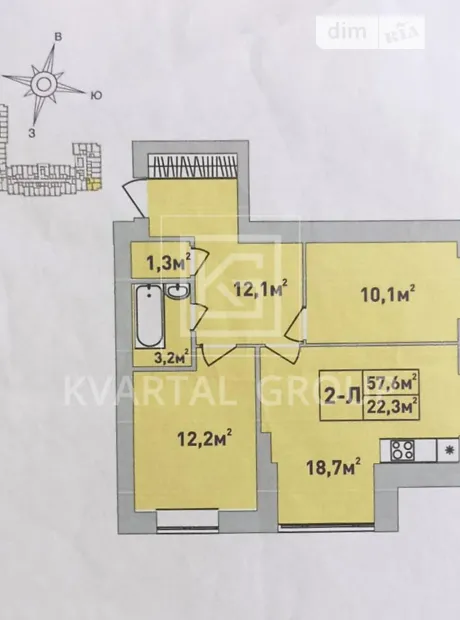 Квартира на вул. Соборна в Києві, ID 232219, фото №16