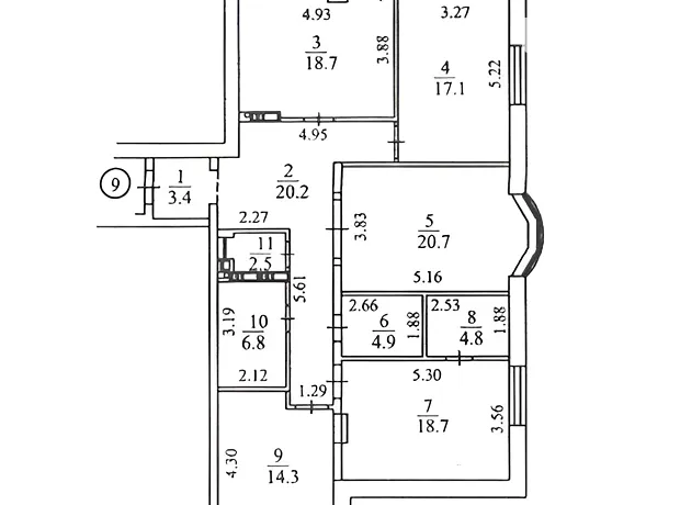 Квартира на пров. Лабораторний, 6 в Києві, ID 171308, фото №2