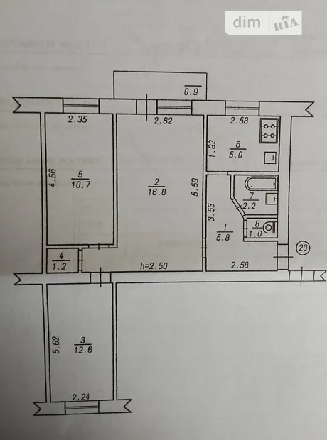Квартира на вул. Володимирська в Хмельницькому, ID 355247, фото №36