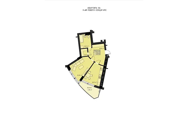 Квартира на вул. Галицького Данила, 16 в Рівному, ID 202717, фото №2