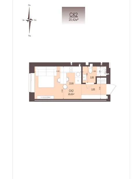 Квартира на вул. Мирна, 3Е в Києві, ID 307503, фото №6