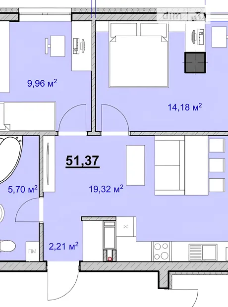 Квартира на вул. Целевича Юліана, 28 в Івано-Франківську, ID 173701, фото №2