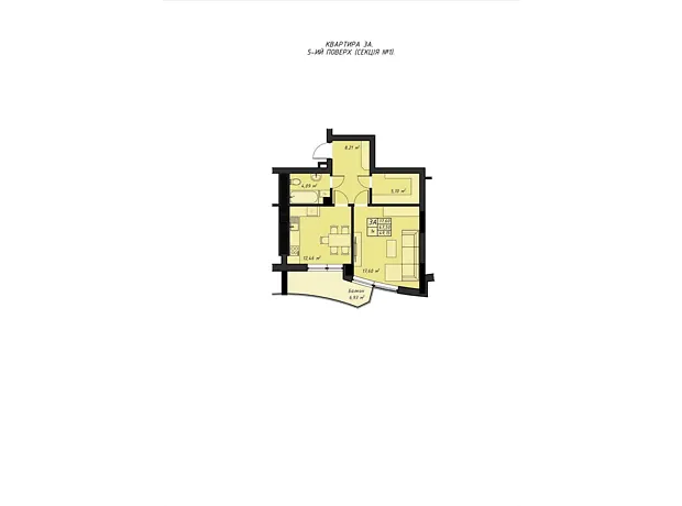 Квартира на вул. Галицького Данила, 16 в Рівне, ID 165460, фото №2