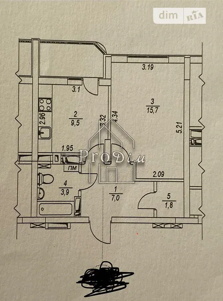 Квартира на вул. Сім'ї Кульженків, 33 в Києві, ID 187782, фото №17