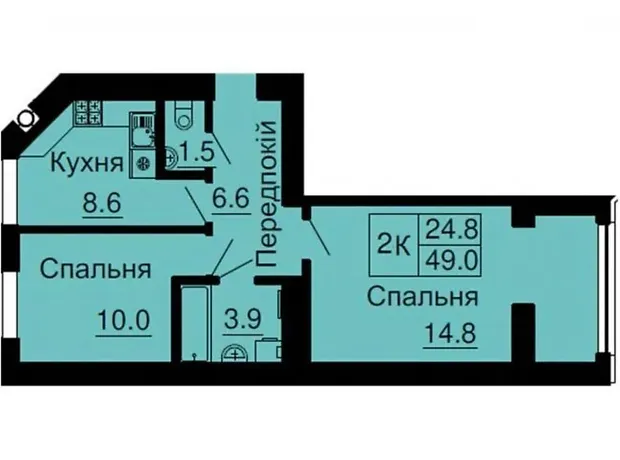 Квартира на просп. Мартинова, 38 в Києві, ID 229302, фото №13