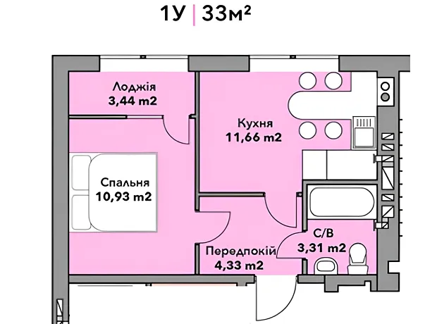 Квартира на вул. Лисенка, 21 в Києві, ID 230716, фото №26