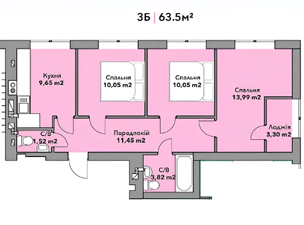 Квартира на вул. Лисенка, 21 в Києві, ID 226155, фото №28