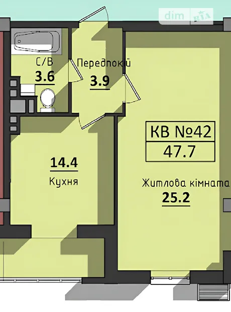 Квартира на вул. Космонавтів в Одесі, ID 261031, фото №12