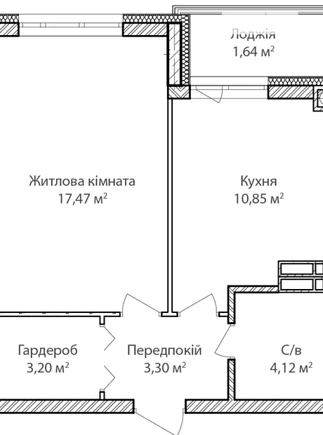 Квартира на вул. Ольги Кобилянської в Києві, ID 225586, фото №5