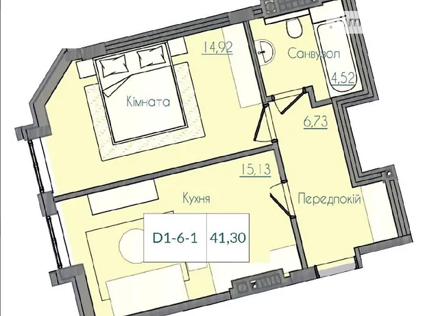 Квартира на вул. Фонтанська дорога, 62К в Одесі, ID 190878, фото №11
