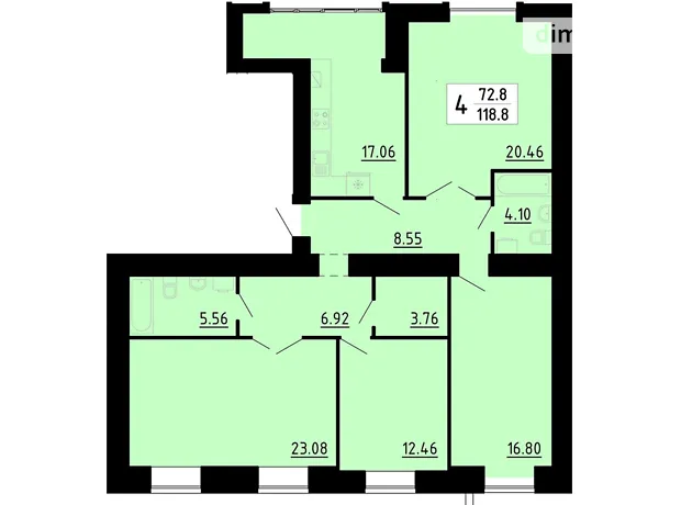 Квартира на вул. Енергетична, 5, ID 245065, фото №1