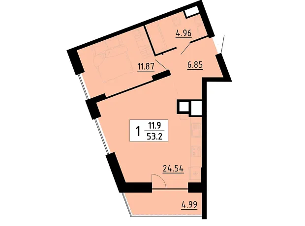 Квартира на вул. Енергетична, 5 в Тернополі, ID 229767, фото №5