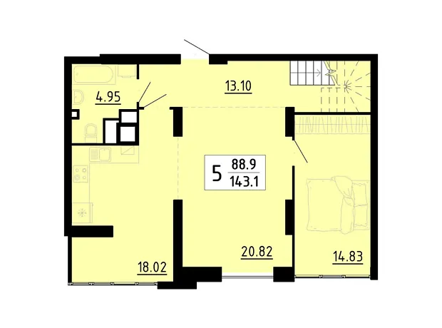 Квартира на вул. Енергетична, 5 в Тернополі, ID 219869, фото №3