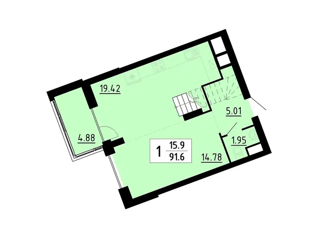 Квартира на вул. Енергетична, 5 в Тернополі, ID 220196, фото №3