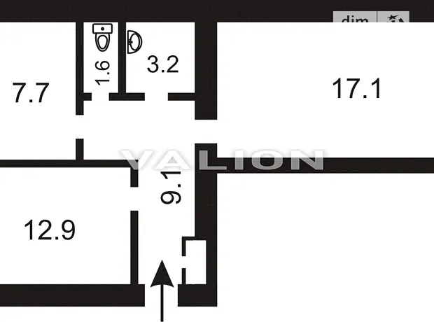 Квартира на вул. Генерала Алмазова, 1 в Києві, ID 182032, фото №8