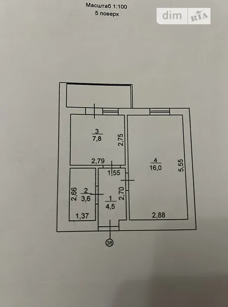 Квартира на вул. Мінеральна, 49 в Києві, ID 241250, фото №30