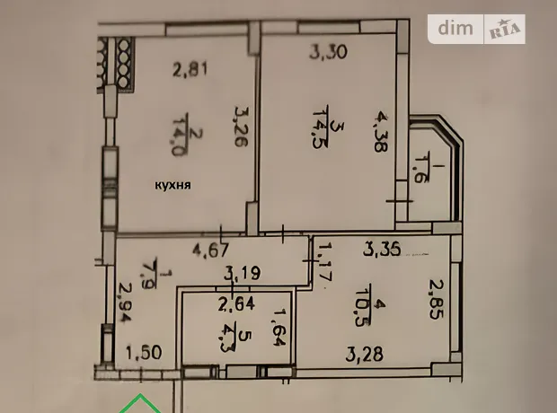 Квартира на вул. Миколи Сингаївського, 2Є в Києві, ID 232195, фото №7
