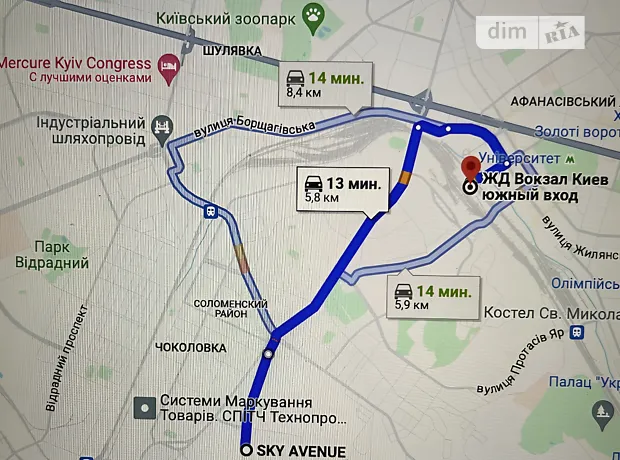 Квартира на вул. Святослава Хороброго, 11Б в Києві, ID 174189, фото №20