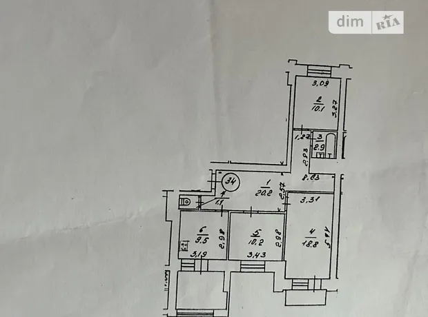 Квартира на вул. Олевська, 3Б в Києві, ID 199242, фото №20