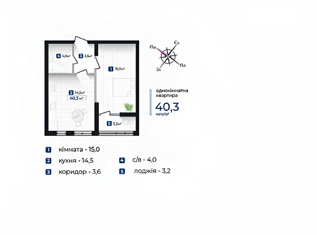 Квартира на вул. Надрічна в Івано-Франківську, ID 183506, фото №3