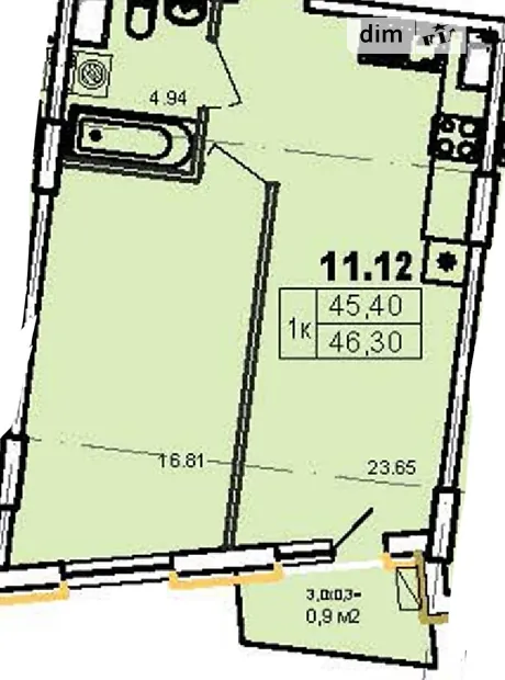 Квартира на вул. Чубаївська в Одесі, ID 190989, фото №16
