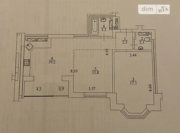 Квартира на вул. Лесі Українки, 3 в Києві, ID 242576, фото №31