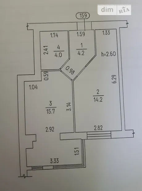 Квартира на вул. Байди-Вишневецького, 101 в Черкасах, ID 219562, фото №12
