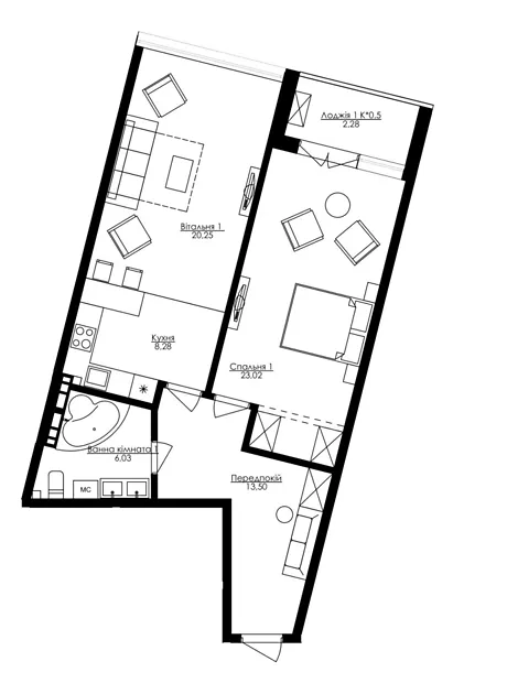 Квартира на бул. Французький 63/65 в Одесі, ID 199193, фото №5