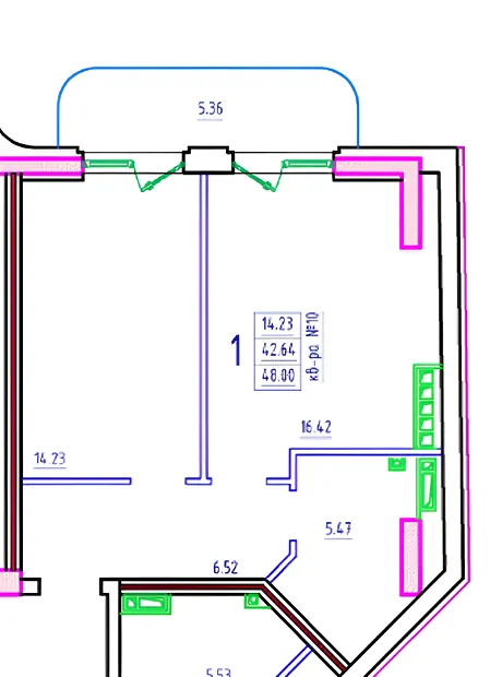 Квартира на вул. Гімназична, 13 в Одесі, ID 169353, фото №4