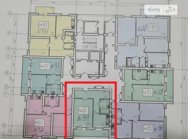 Квартира на вул. Нескорених, 1К в Харкові, ID 172514, фото №2