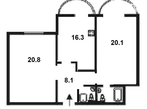Квартира на пров. Феодосійський, 14 в Києві, ID 191373, фото №15