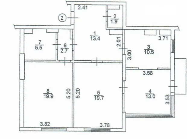 Квартира на вул. Ділова, 4 в Києві, ID 163749, фото №24