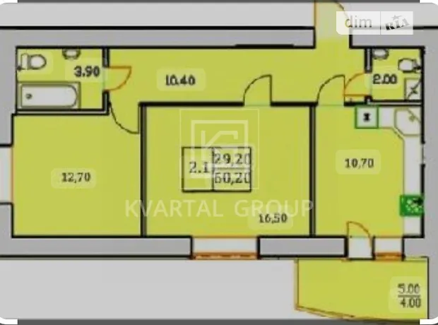 Квартира на вул. Івана Кожедуба, 8Б в Києві, ID 237281, фото №4