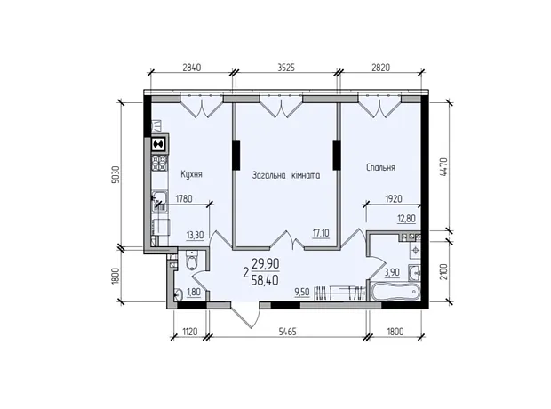 Квартира на вул. Руська, 229Б в Чернівці, ID 349467, фото №1