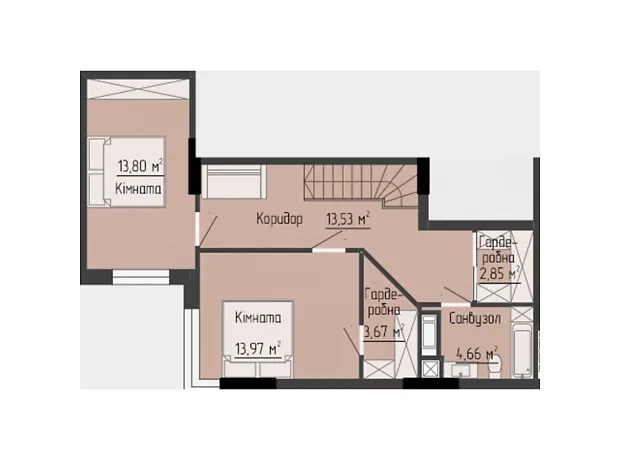 Квартира на вул. Яреми, 18 в Тернополі, ID 268620, фото №3