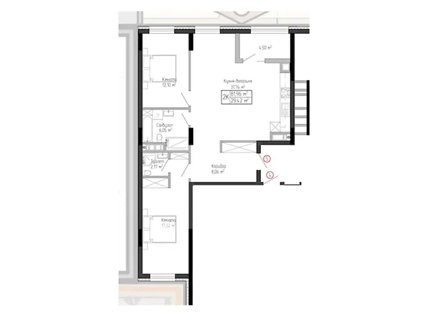 Квартира на вул. Спортивна, 8 в Тернополі, ID 245071, фото №1
