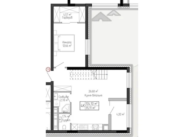 Квартира на вул. Спортивна, 8 в Тернополі, ID 222963, фото №2