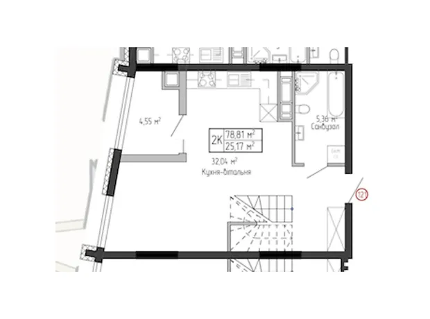Квартира на вул. Спортивна, 8 в Тернопіль, ID 230674, фото №2