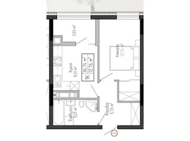 Квартира на вул. Спортивна, 8 в Тернополі, ID 238380, фото №9