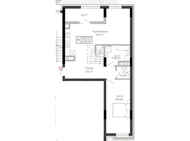 Квартира на вул. Спортивна, 8 в Тернополі, ID 224666, фото №9
