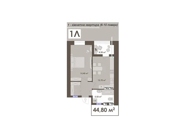Квартира на вул. Стрілецька, 23 в Вінниці, ID 241854, фото №1