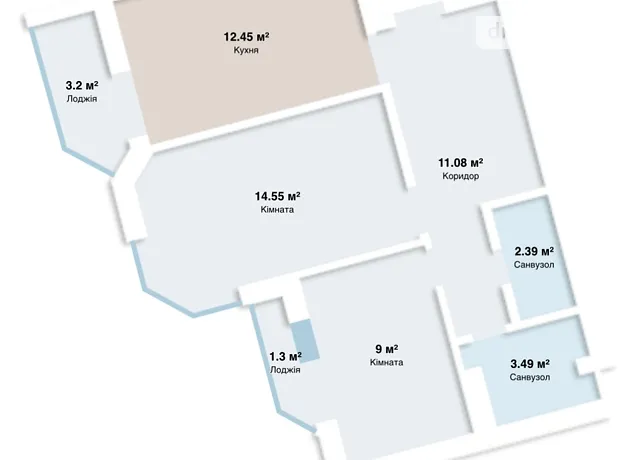 Квартира на вул. Університетська, 1В в Києві, ID 227852, фото №8