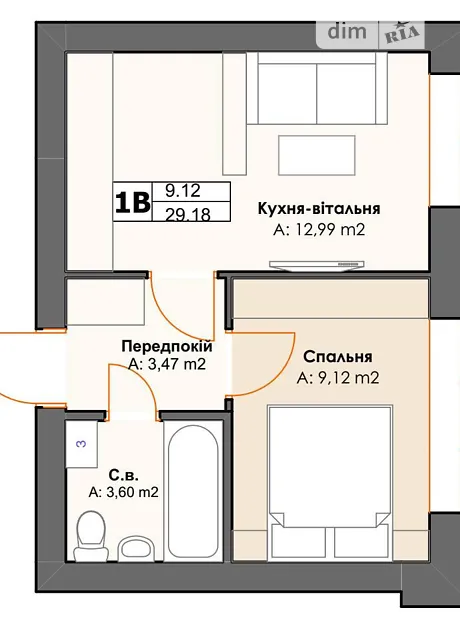 Квартира на вул. Северинівська, 131А в Києві, ID 226860, фото №11