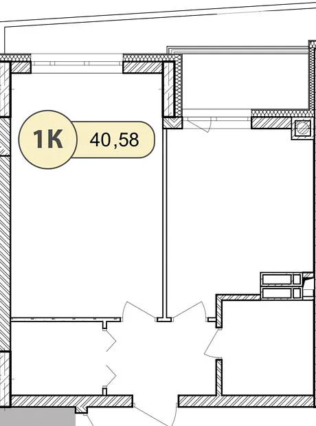 Квартира на вул. Ольги Кобилянської 1В/14 в Києві, ID 223081, фото №6