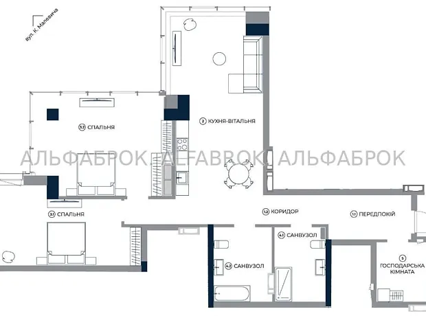Квартира на вул. Антоновича 136-138 в Києві, ID 191978, фото №13