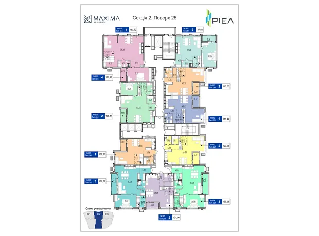 Квартира на вул. Коновальця Євгена, 30 в Київ, ID 164138, фото №3