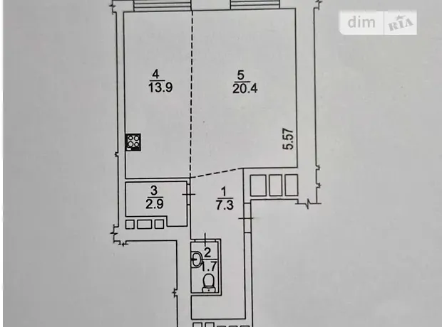 Квартира на наб. Дніпровська, 18А в Києві, ID 167579, фото №3