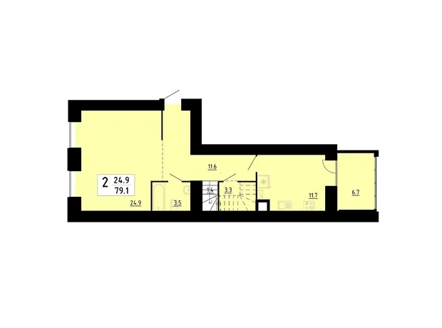 Квартира на вул. Академіка Сергія Корольова, 7Б в Тернополі, ID 360923, фото №8