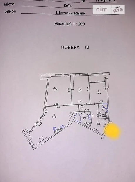 Квартира на просп. Берестейський, 11 в Києві, ID 190123, фото №3